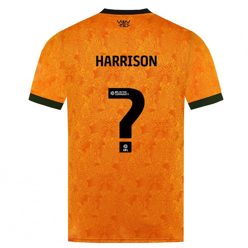 Danxen Heren Adam Harrison #0 Oranje Zwart Thuisshirt Thuistenue 2026/27 T-Shirt België