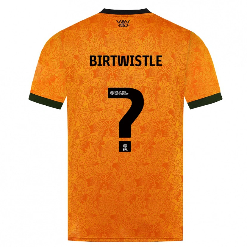 Danxen Heren Harry Birtwistle #0 Oranje Zwart Thuisshirt Thuistenue 2026/27 T-Shirt België