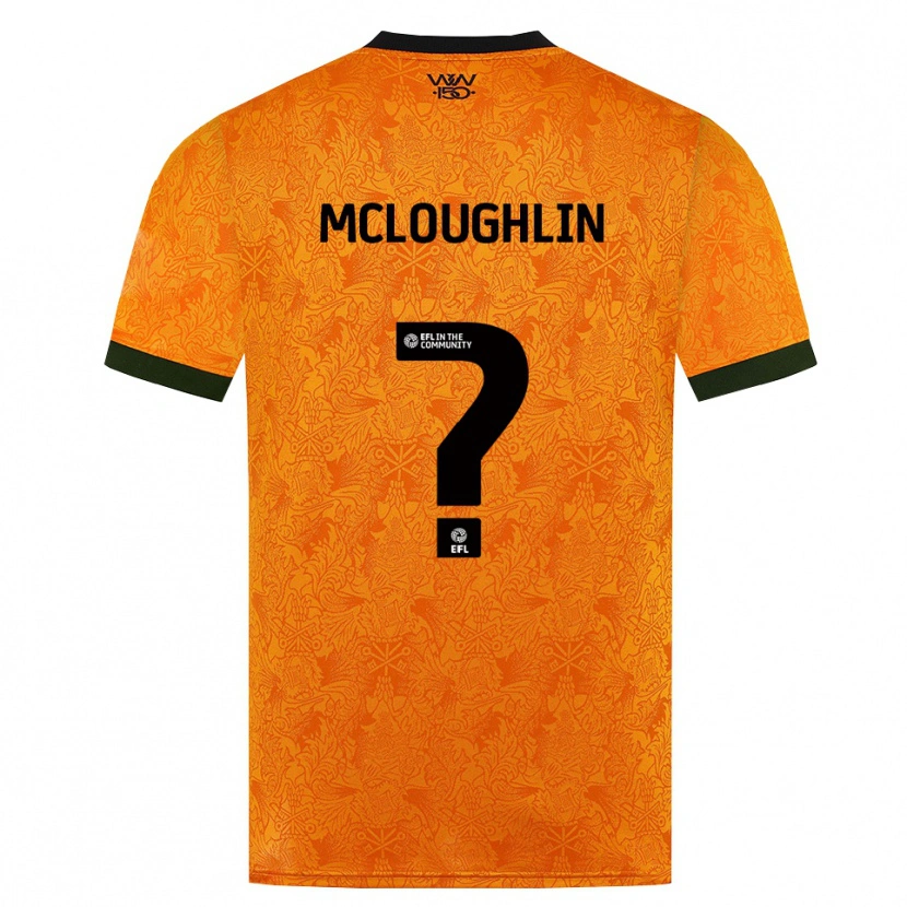 Danxen Heren Lee Mcloughlin #0 Oranje Zwart Thuisshirt Thuistenue 2026/27 T-Shirt België