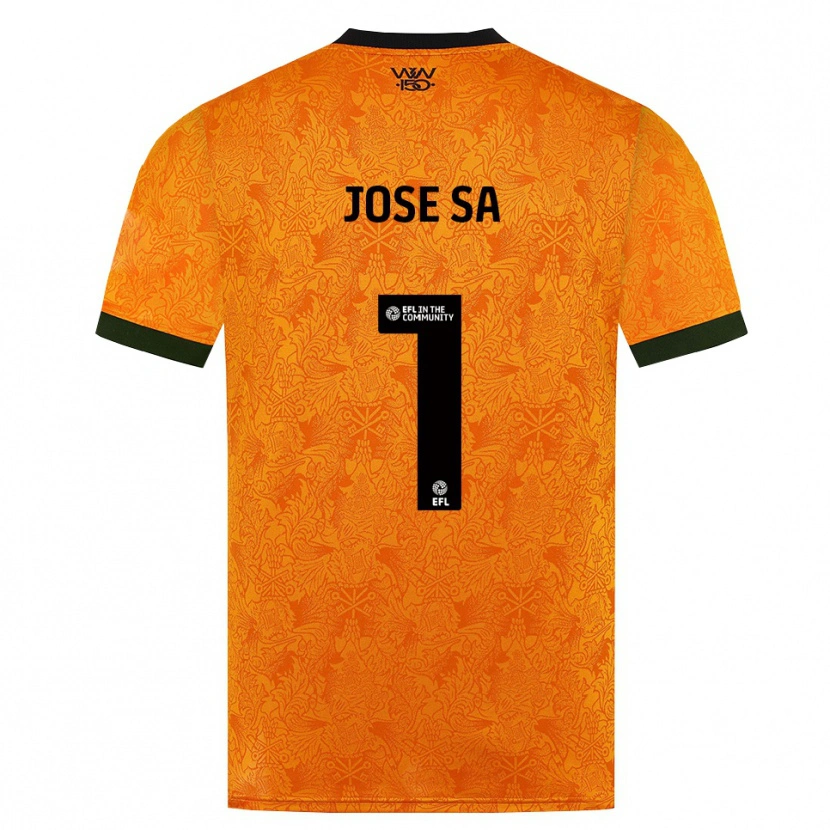 Danxen Heren José Sá #1 Oranje Zwart Thuisshirt Thuistenue 2026/27 T-Shirt België