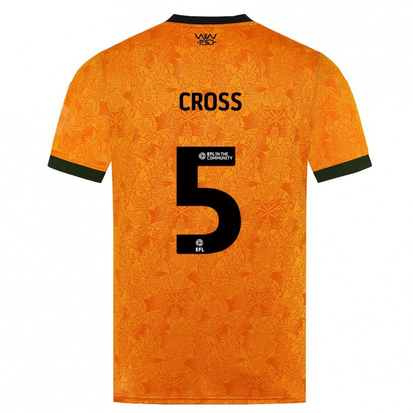 Danxen Heren Emma Cross #5 Oranje Zwart Thuisshirt Thuistenue 2026/27 T-Shirt België