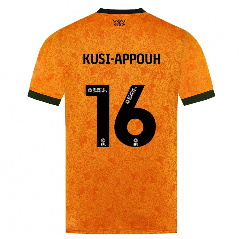 Danxen Heren Kenzo Kusi-Appouh #16 Oranje Zwart Thuisshirt Thuistenue 2026/27 T-Shirt België