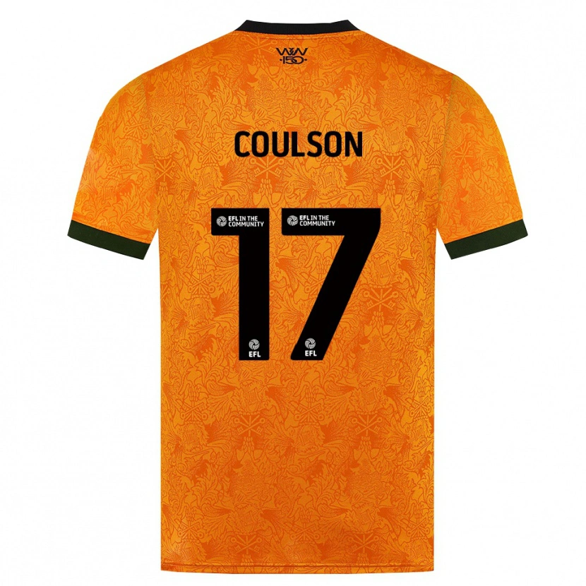 Danxen Heren Tyler Coulson #17 Oranje Zwart Thuisshirt Thuistenue 2026/27 T-Shirt België