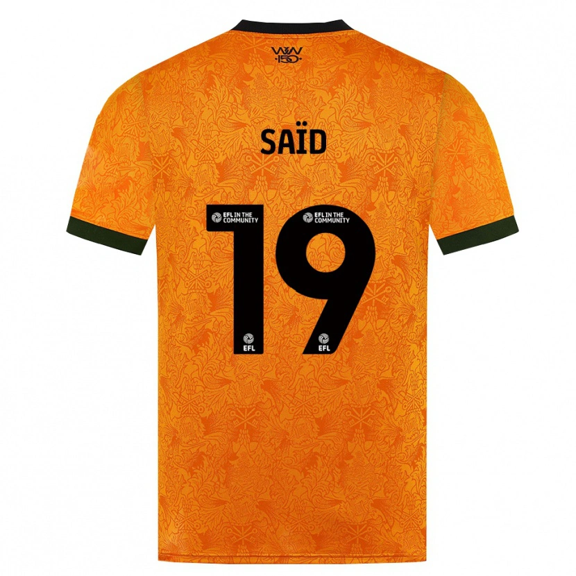 Danxen Heren Rafiki Saïd #19 Oranje Zwart Thuisshirt Thuistenue 2026/27 T-Shirt België