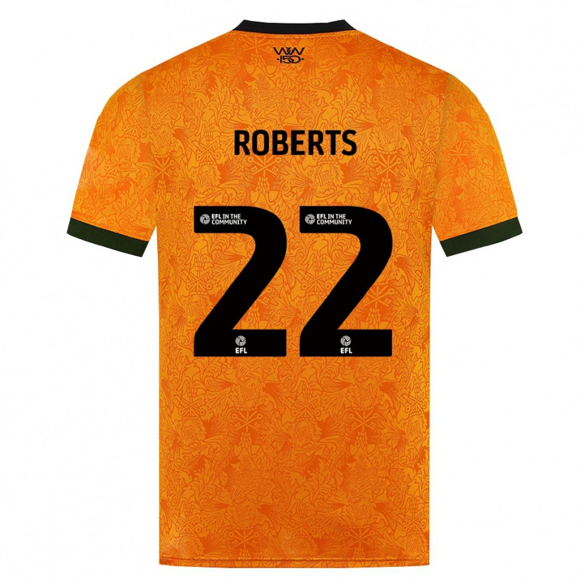 Danxen Heren Beth Roberts #22 Oranje Zwart Thuisshirt Thuistenue 2026/27 T-Shirt België