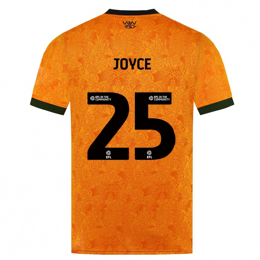 Danxen Heren Leonie Joyce #25 Oranje Zwart Thuisshirt Thuistenue 2026/27 T-Shirt België