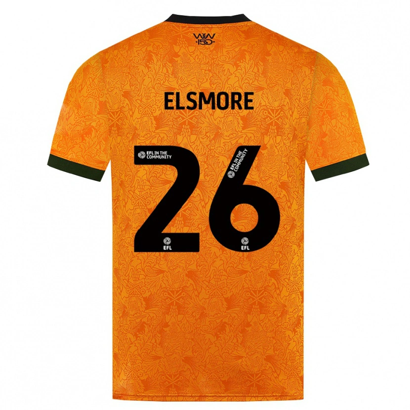 Danxen Heren Ria Elsmore #26 Oranje Zwart Thuisshirt Thuistenue 2026/27 T-Shirt België