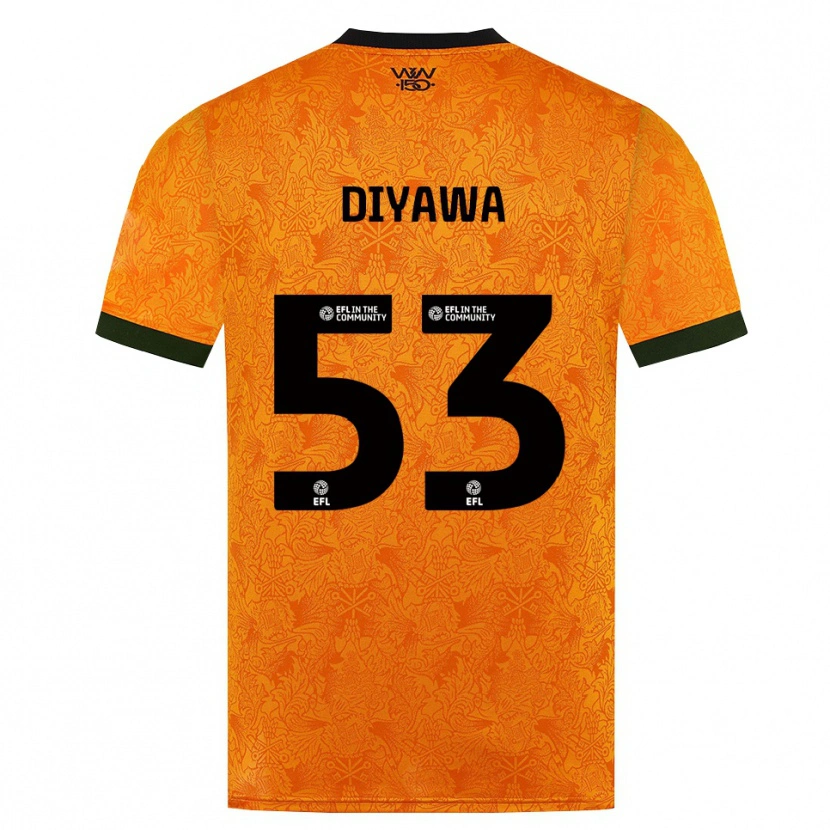 Danxen Heren Aaron Keto Diyawa #53 Oranje Zwart Thuisshirt Thuistenue 2026/27 T-Shirt België