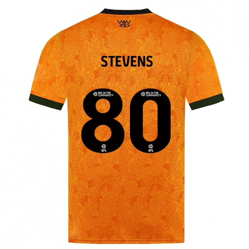 Danxen Heren Mason Stevens #80 Oranje Zwart Thuisshirt Thuistenue 2026/27 T-Shirt België