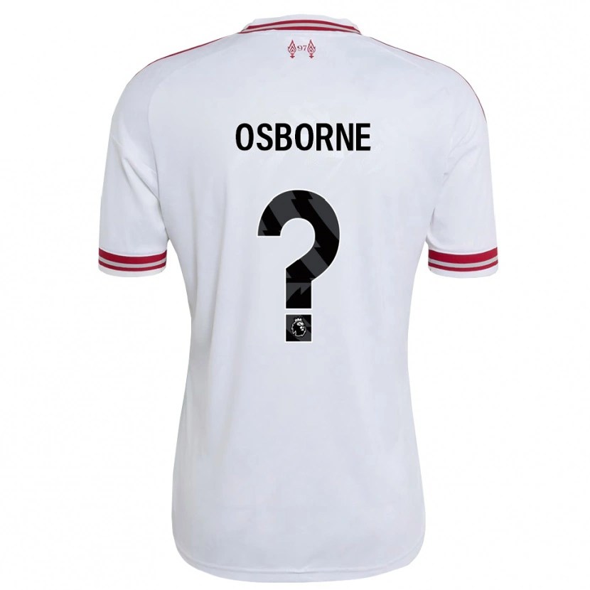 Danxen Heren Niall Osborne #0 Rood Wit Uitshirt Uittenue 2026/27 T-Shirt België