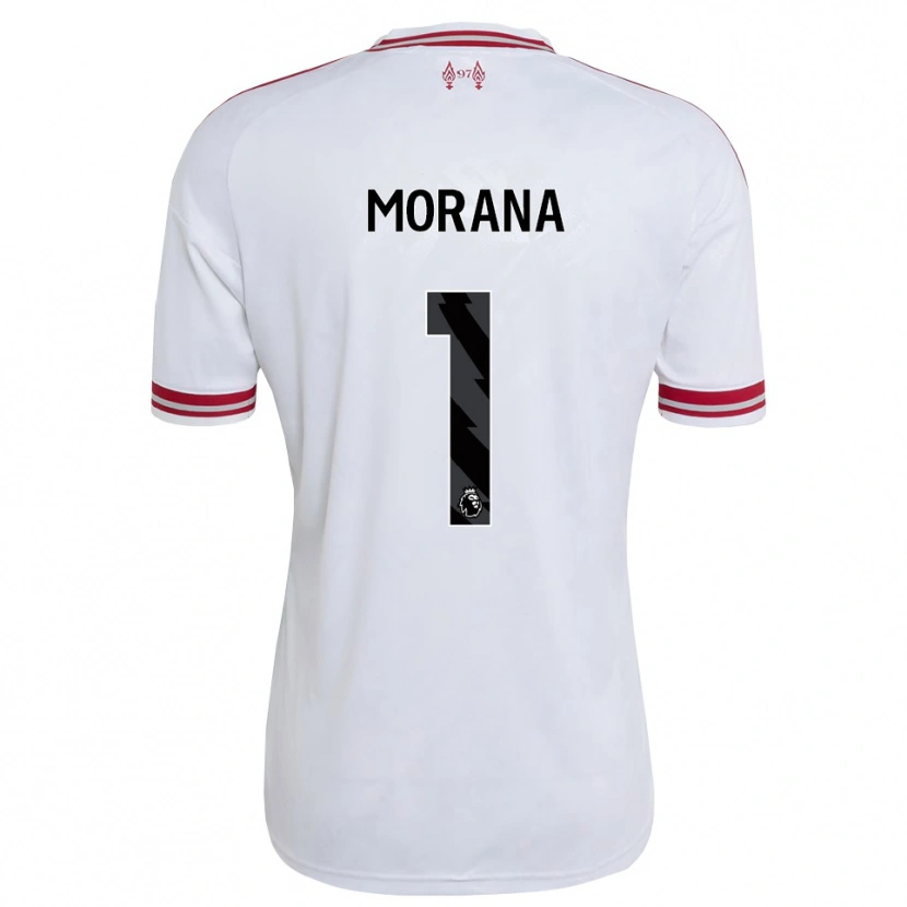 Danxen Heren Nathan Morana #1 Rood Wit Uitshirt Uittenue 2026/27 T-Shirt België