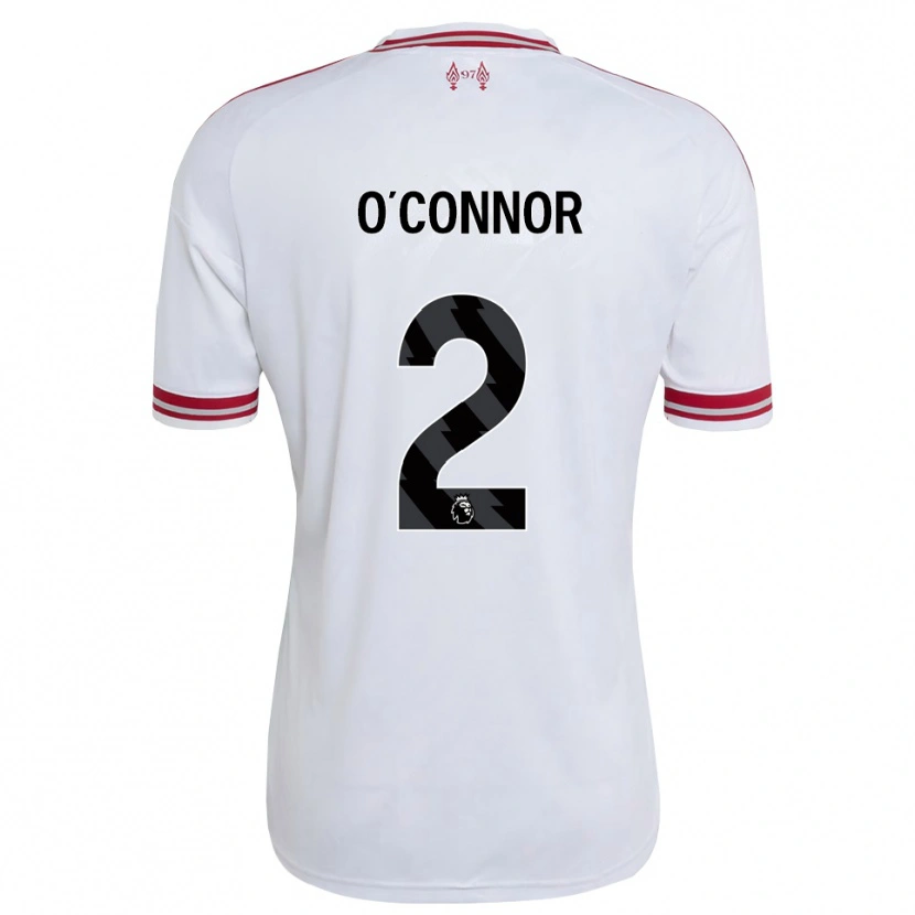Danxen Heren Oliver O'connor #2 Rood Wit Uitshirt Uittenue 2026/27 T-Shirt België
