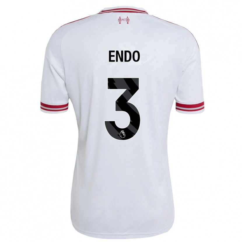 Danxen Heren Wataru Endo #3 Rood Wit Uitshirt Uittenue 2026/27 T-Shirt België