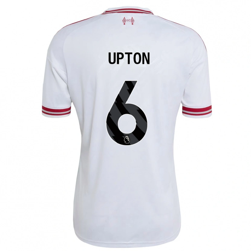 Danxen Heren Joe Upton #6 Rood Wit Uitshirt Uittenue 2026/27 T-Shirt België