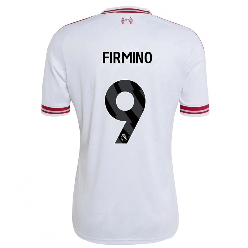 Danxen Heren Roberto Firmino #9 Rood Wit Uitshirt Uittenue 2026/27 T-Shirt België