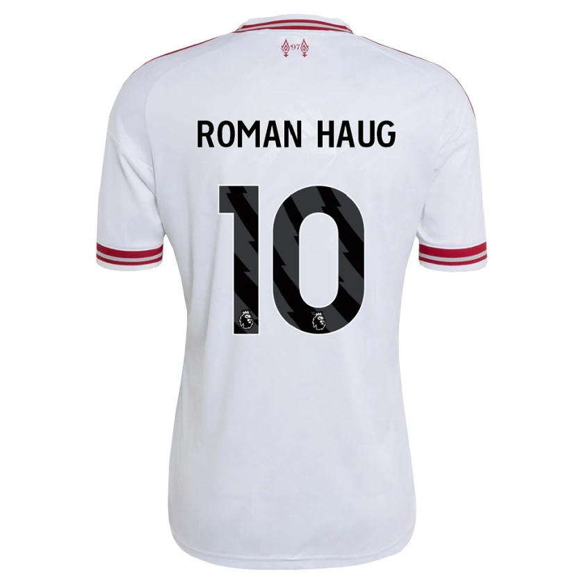 Danxen Heren Sophie Román Haug #10 Rood Wit Uitshirt Uittenue 2026/27 T-Shirt België