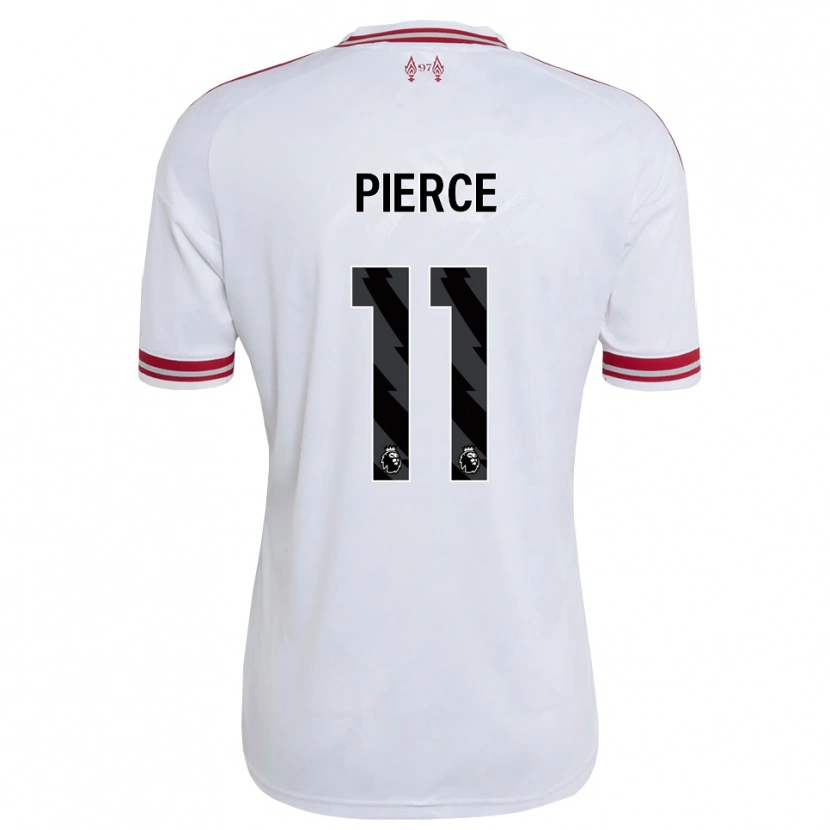 Danxen Heren Alfie Pierce #11 Rood Wit Uitshirt Uittenue 2026/27 T-Shirt België