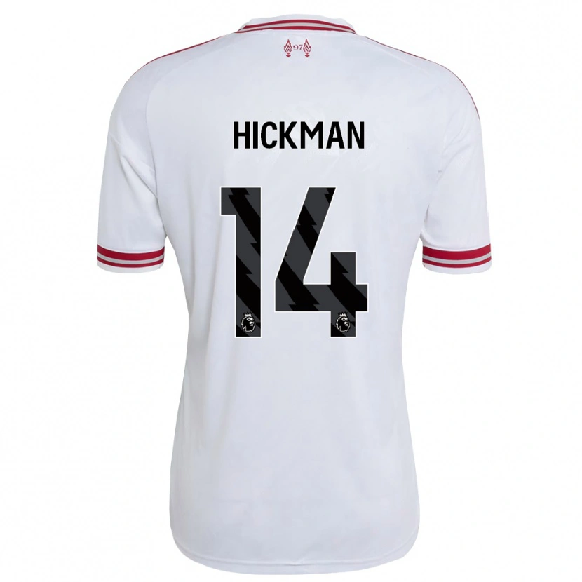 Danxen Heren Ellis Hickman #14 Rood Wit Uitshirt Uittenue 2026/27 T-Shirt België