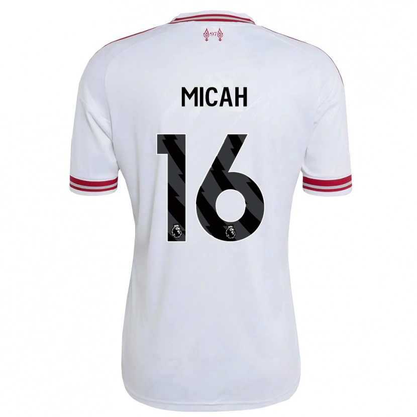 Danxen Heren Teagan Micah #16 Rood Wit Uitshirt Uittenue 2026/27 T-Shirt België