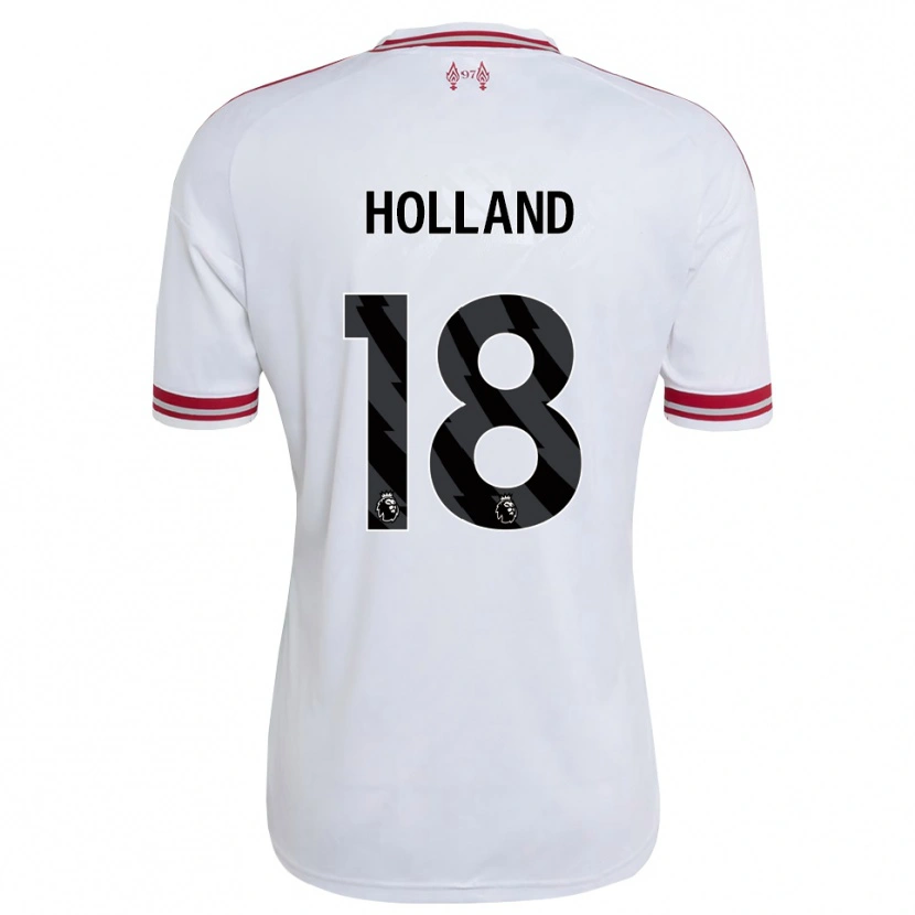 Danxen Heren Ceri Holland #18 Rood Wit Uitshirt Uittenue 2026/27 T-Shirt België