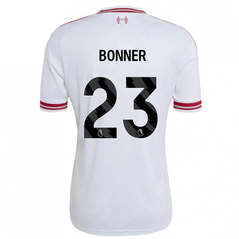 Danxen Heren Gemma Bonner #23 Rood Wit Uitshirt Uittenue 2026/27 T-Shirt België