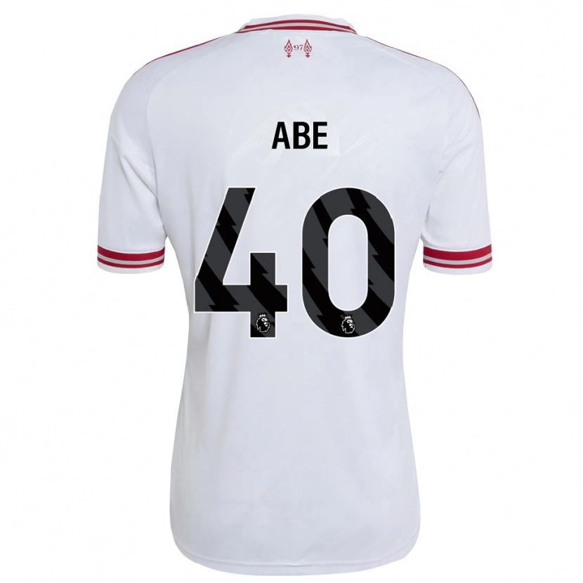Danxen Heren Joshua Abe #40 Rood Wit Uitshirt Uittenue 2026/27 T-Shirt België