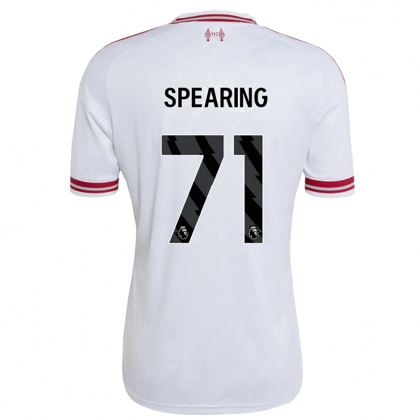 Danxen Heren Jay Spearing #71 Rood Wit Uitshirt Uittenue 2026/27 T-Shirt België