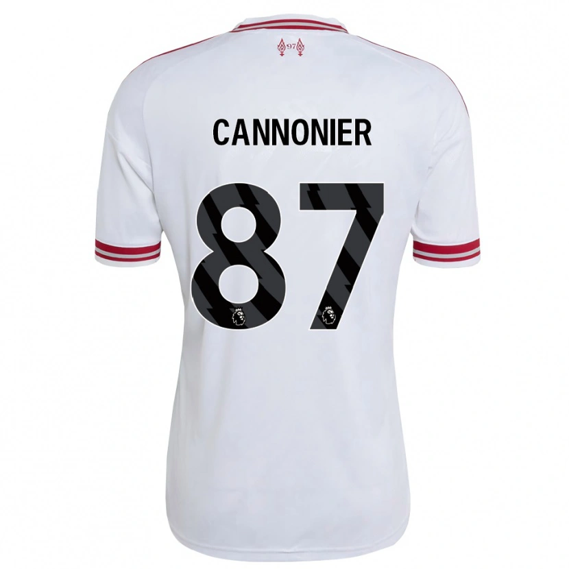 Danxen Heren Oakley Cannonier #87 Rood Wit Uitshirt Uittenue 2026/27 T-Shirt België