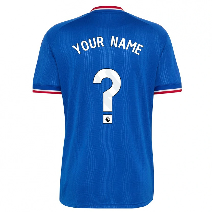 Danxen Heren Uw Naam #0 Blauw Wit Rood Uitshirt Uittenue 2026/27 T-Shirt België