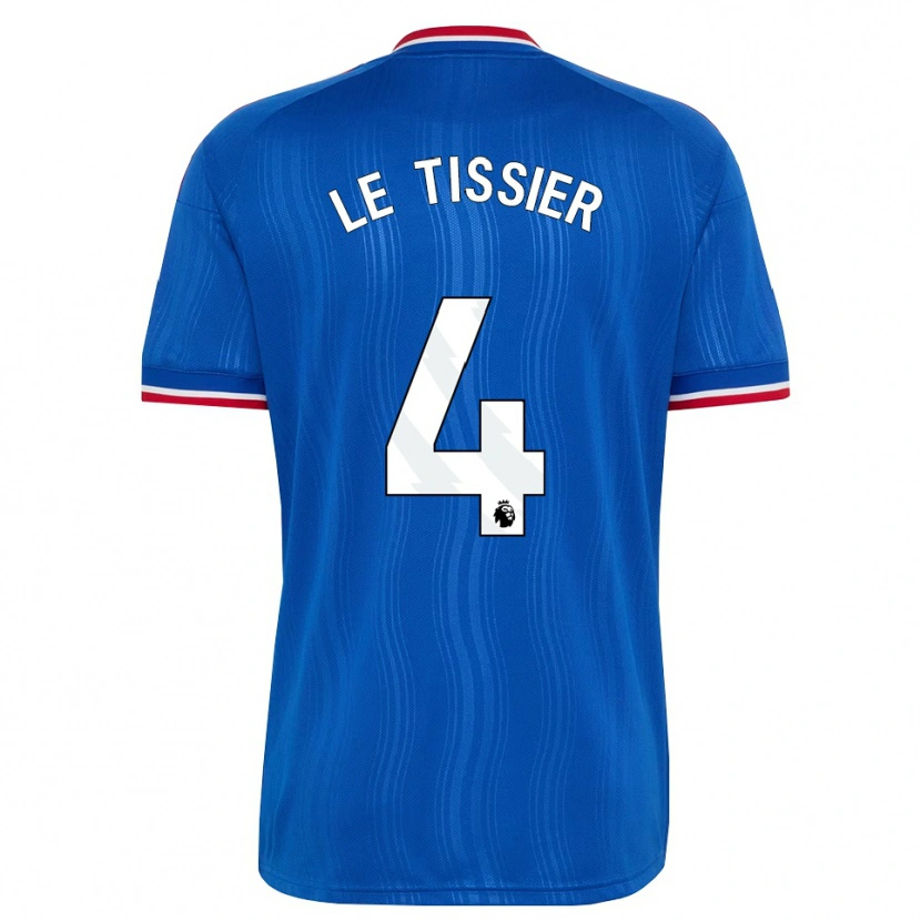 Danxen Heren Maya Le Tissier #4 Blauw Wit Rood Uitshirt Uittenue 2026/27 T-Shirt België
