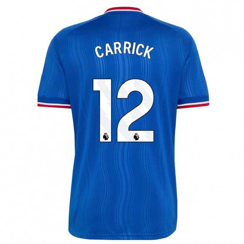 Danxen Heren Jacey Carrick #12 Blauw Wit Rood Uitshirt Uittenue 2026/27 T-Shirt België
