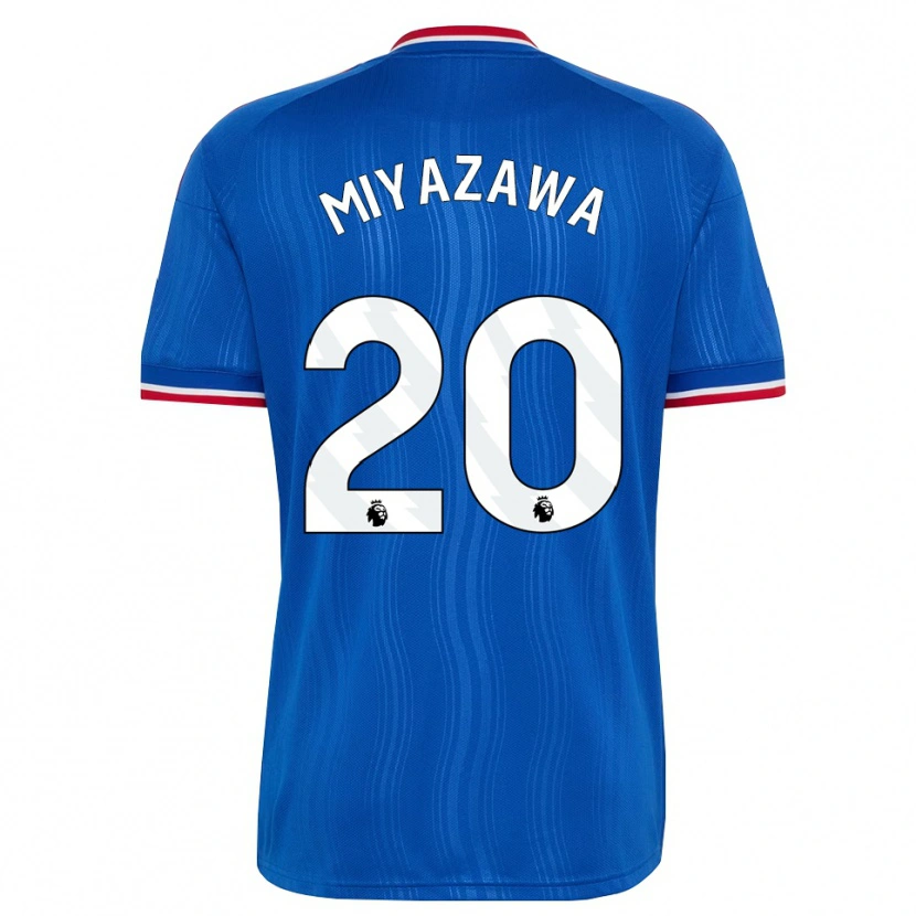 Danxen Heren Hinata Miyazawa #20 Blauw Wit Rood Uitshirt Uittenue 2026/27 T-Shirt België
