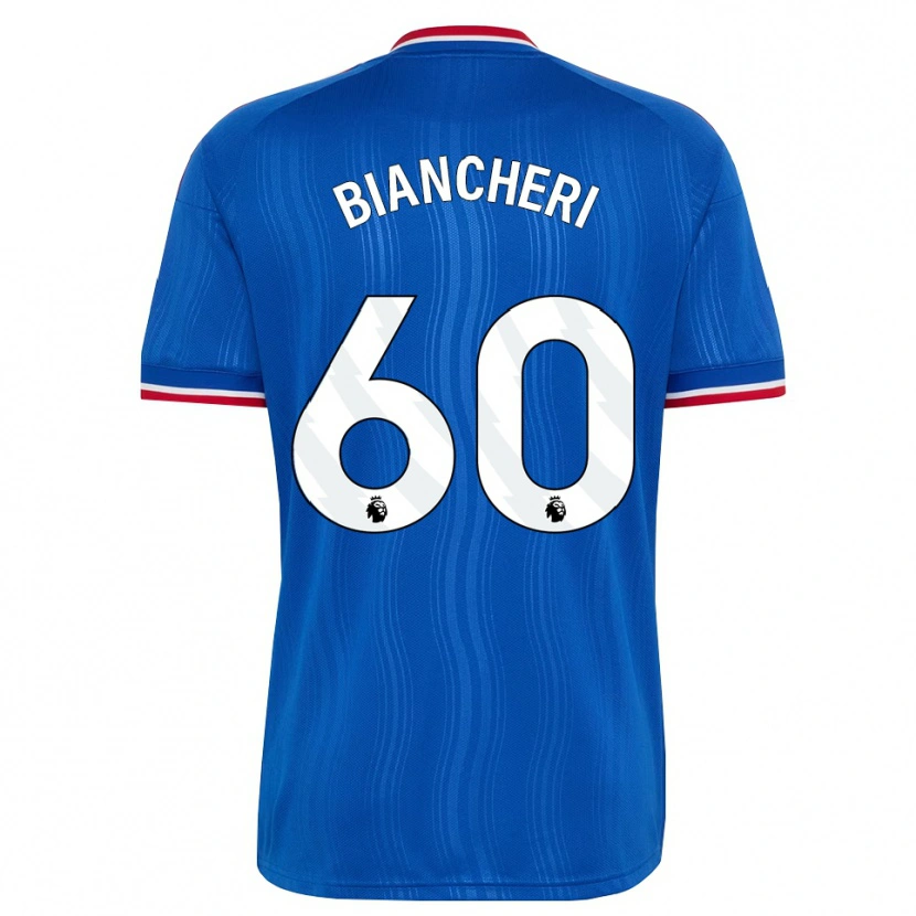 Danxen Heren Gabriele Biancheri #60 Blauw Wit Rood Uitshirt Uittenue 2026/27 T-Shirt België