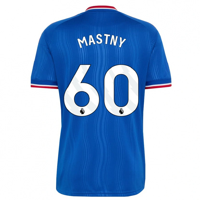 Danxen Heren Ondrej Mastny #60 Blauw Wit Rood Uitshirt Uittenue 2026/27 T-Shirt België
