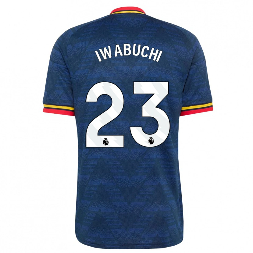 Danxen Heren Mana Iwabuchi #23 Middernachtblauw Geel Rood Uitshirt Uittenue 2026/27 T-Shirt België