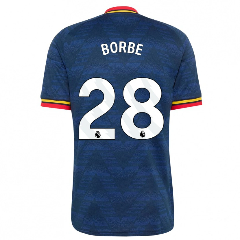 Danxen Heren Anneke Borbe #28 Middernachtblauw Geel Rood Uitshirt Uittenue 2026/27 T-Shirt België
