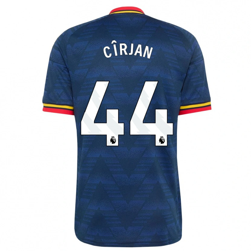 Danxen Heren Catalin Cîrjan #44 Middernachtblauw Geel Rood Uitshirt Uittenue 2026/27 T-Shirt België