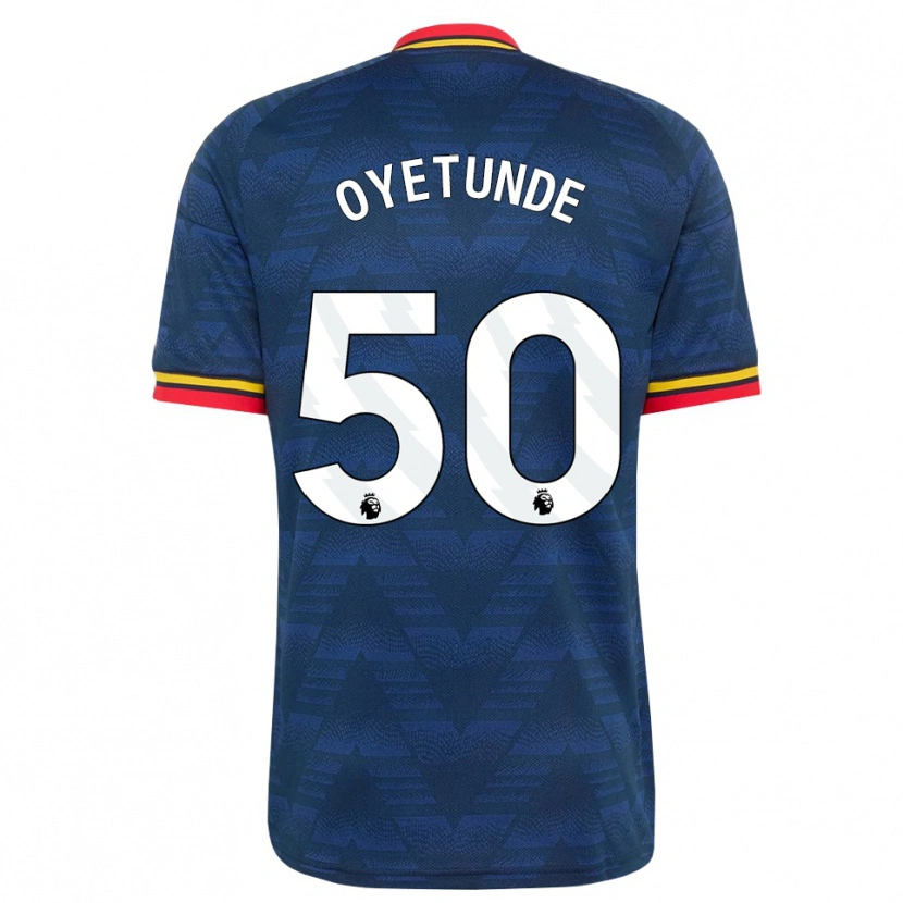 Danxen Heren Daniel Oyetunde #50 Middernachtblauw Geel Rood Uitshirt Uittenue 2026/27 T-Shirt België