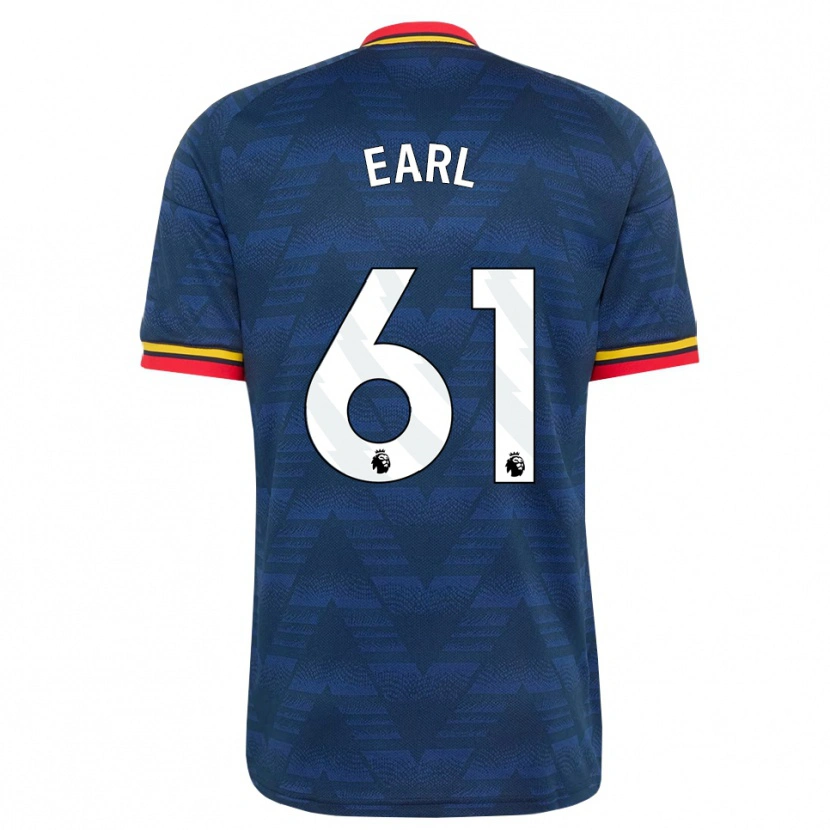 Danxen Heren Madison Earl #61 Middernachtblauw Geel Rood Uitshirt Uittenue 2026/27 T-Shirt België
