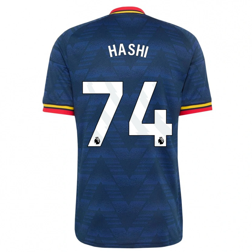 Danxen Heren Maalik Hashi #74 Middernachtblauw Geel Rood Uitshirt Uittenue 2026/27 T-Shirt België