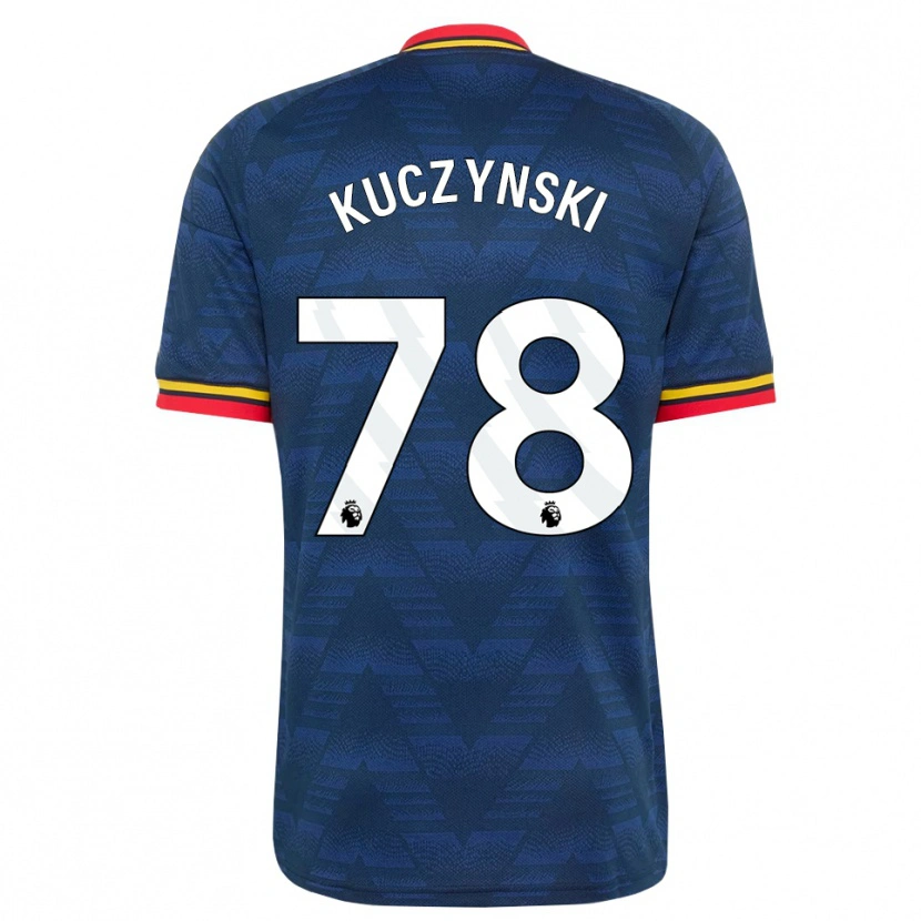 Danxen Heren Max Kuczynski #78 Middernachtblauw Geel Rood Uitshirt Uittenue 2026/27 T-Shirt België