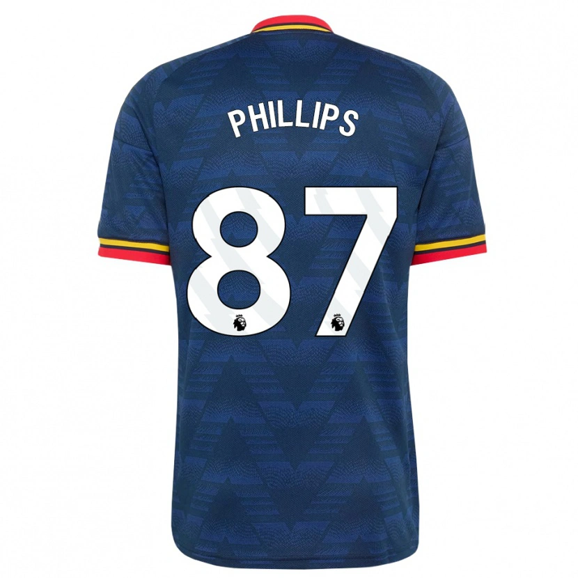Danxen Heren Bowen Phillips #87 Middernachtblauw Geel Rood Uitshirt Uittenue 2026/27 T-Shirt België