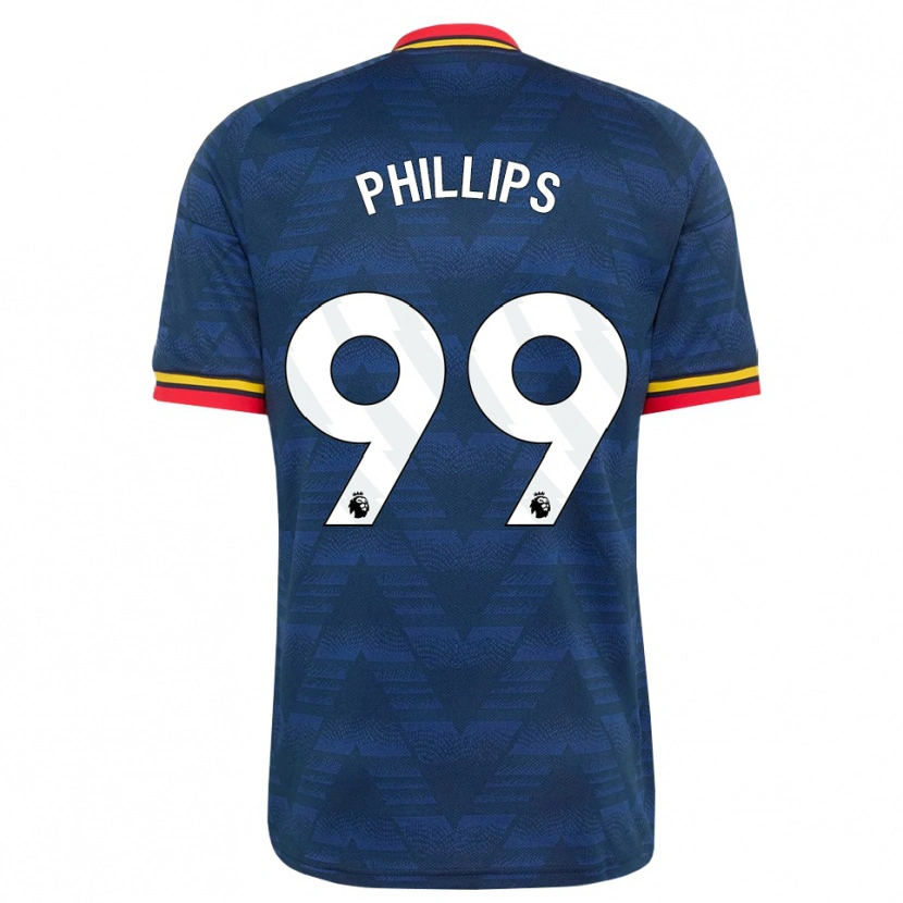 Danxen Heren Charlie Phillips #99 Middernachtblauw Geel Rood Uitshirt Uittenue 2026/27 T-Shirt België