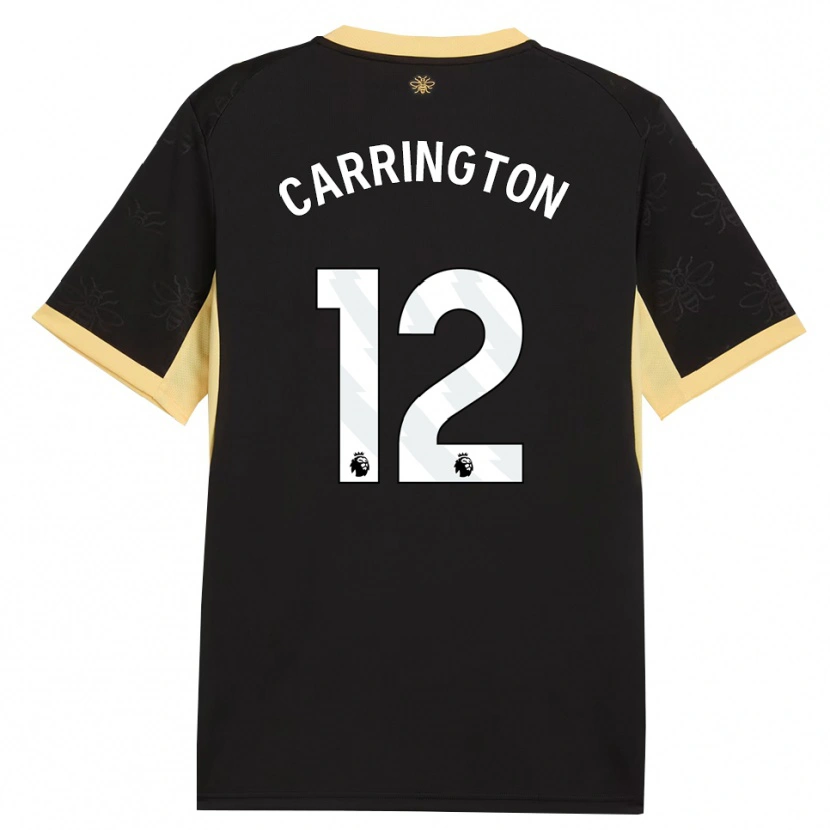 Danxen Heren Theo Carrington #12 Zwart Geel Uitshirt Uittenue 2026/27 T-Shirt België
