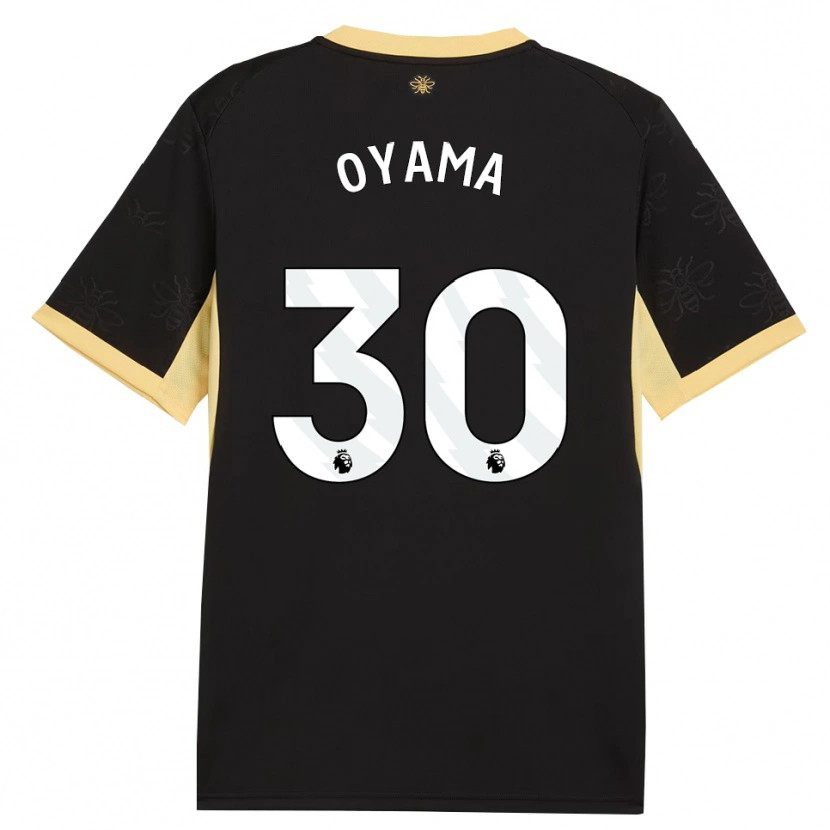 Danxen Heren Aemu Oyama #30 Zwart Geel Uitshirt Uittenue 2026/27 T-Shirt België