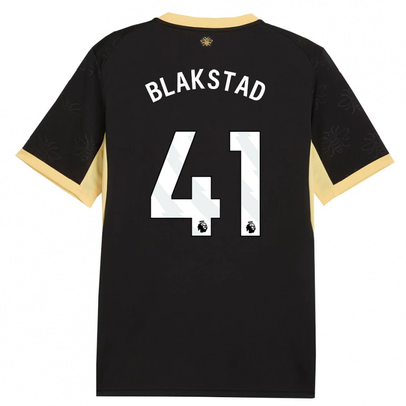 Danxen Heren Julie Blakstad #41 Zwart Geel Uitshirt Uittenue 2026/27 T-Shirt België