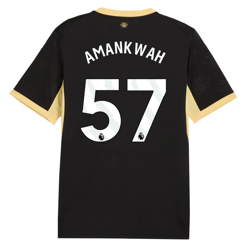 Danxen Heren Yeboah Amankwah #57 Zwart Geel Uitshirt Uittenue 2026/27 T-Shirt België