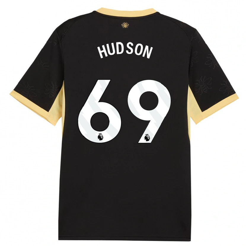 Danxen Heren Max Hudson #69 Zwart Geel Uitshirt Uittenue 2026/27 T-Shirt België