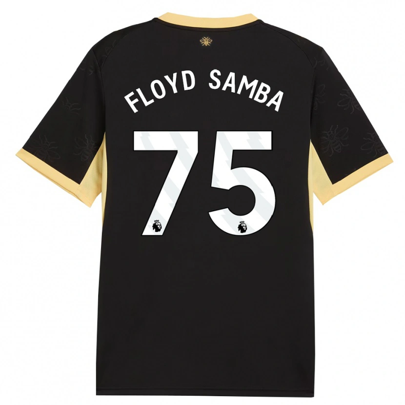 Danxen Heren Floyd Samba #75 Zwart Geel Uitshirt Uittenue 2026/27 T-Shirt België