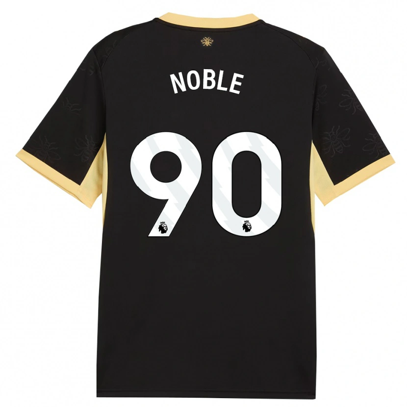Danxen Heren Kian Noble #90 Zwart Geel Uitshirt Uittenue 2026/27 T-Shirt België